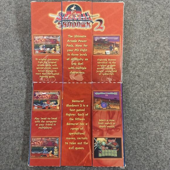Fatal Fury 3 / Samurai Shodown 2 (Dual Jewel Case) PC Game In Box CIB - Picture 3 of 5